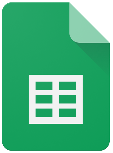  Google Sheets logo 